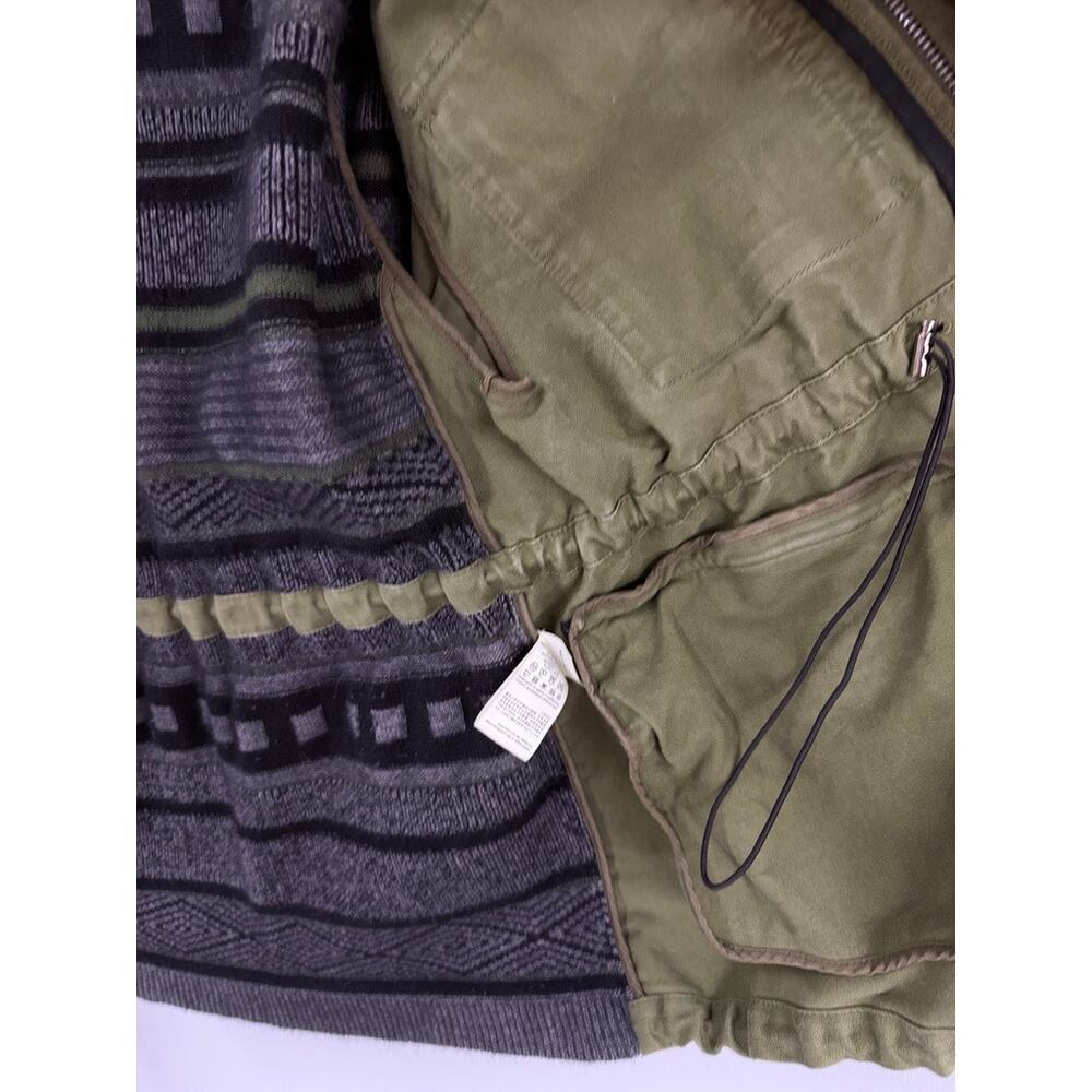VTG 3.1 Phillip Lim Knit Back Anorak Jacket Merino Wool Knit Mixed Media XS Boho - Picture 7 of 8